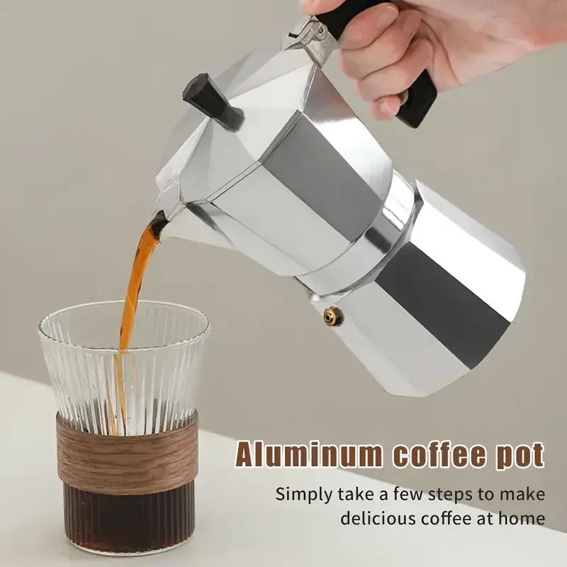 Coffee Equipment Camping - Klasik Alüminyum Moka Pot 50-300ML Ev