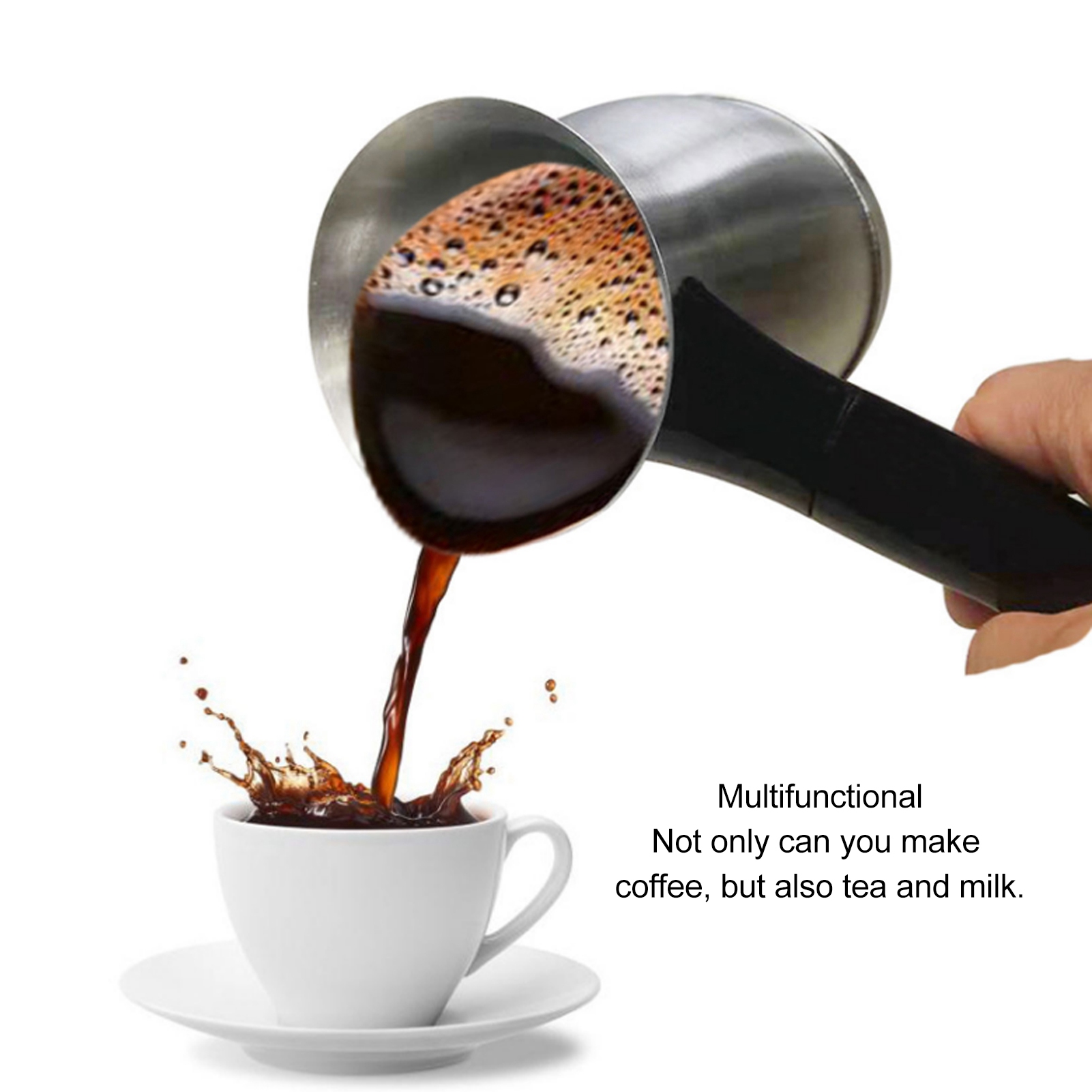 Coffee Equipment Camping - Elektrikli Türk Kahvesi Makinesi 600ml Paslanmaz
