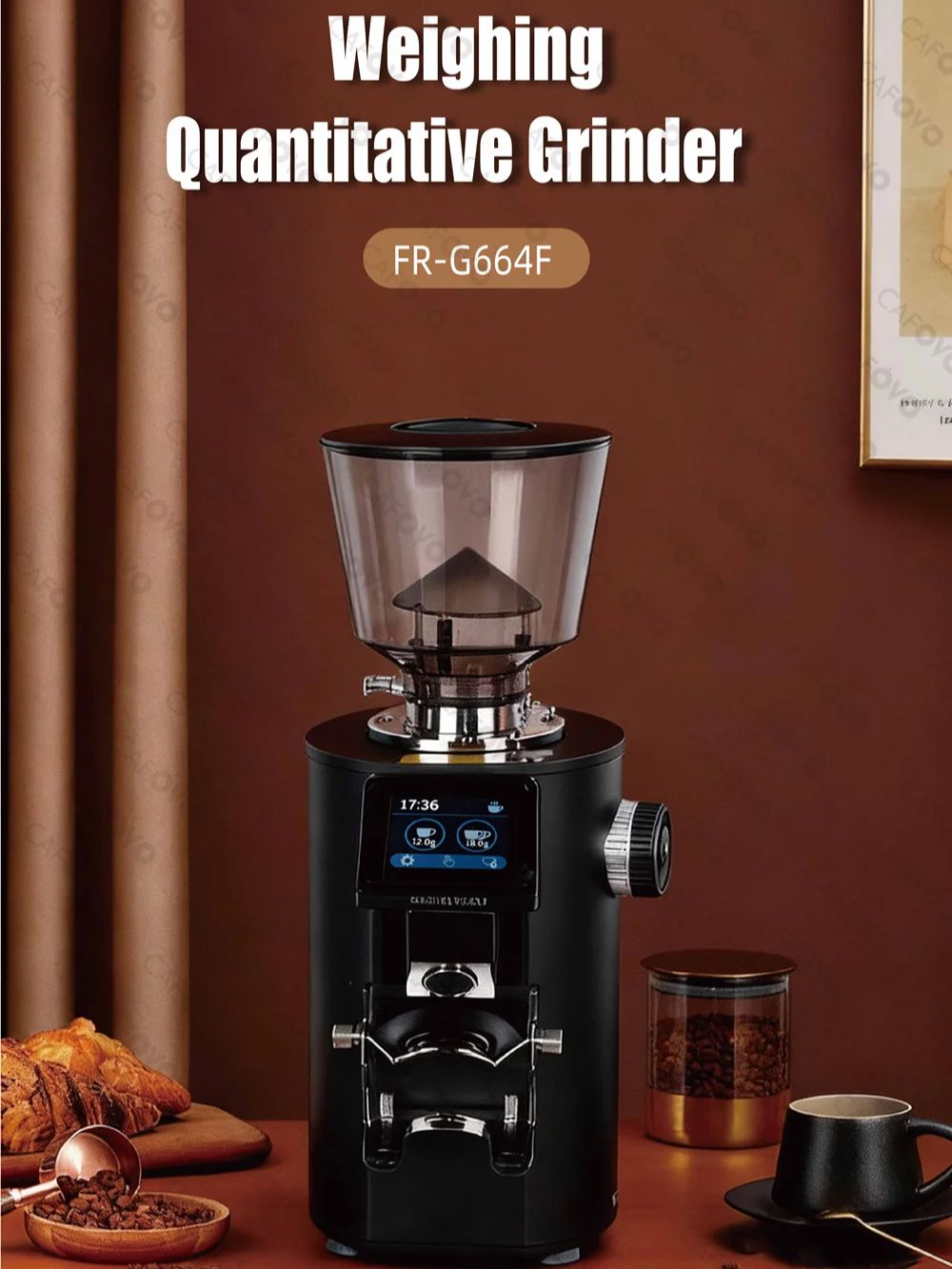 CAFOVO G664F Profesyonel Tartı - Coffee Grinder Burr Flat incelemesi ve fiyatı